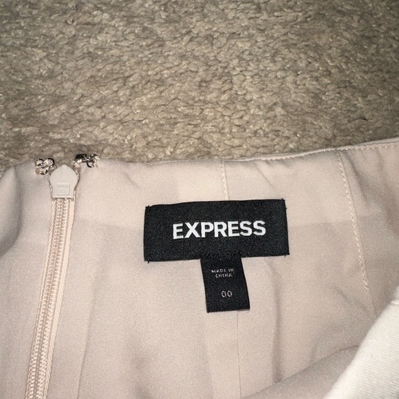 Express Cream Pencil Midi Skirt for Work - Picture 3 of 3